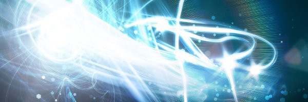 Blue plasma explosion